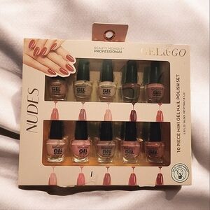 10 Piece Mini Gel Nail Polish Set